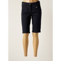 MAE MAHE - Bermuda bleu en coton - Femme - Taille 36 - Modz