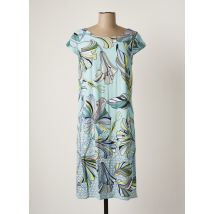 BIANCA - Robe mi-longue bleu en viscose - Femme - Taille 42 - Modz