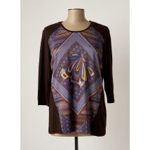 BIANCA - Top marron en viscose - Femme - Taille 44 - Modz
