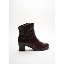 CAPRICE - Bottines/Boots violet en cuir pour femme - Taille 36 - Modz