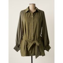 AMMA - Tunique manches longues vert en polyester - Femme - Taille 42 - Modz