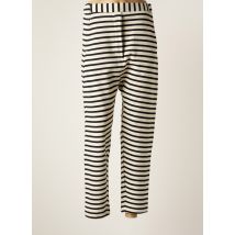 URBAN BY ALEMBIKA - Pantalon 7/8 beige en coton - Femme - Taille 36 - Modz