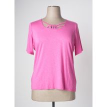 TELMAIL - T-shirt rose en viscose pour femme - Taille 48 - Modz