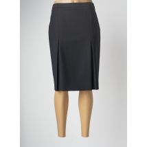 KARTING - Jupe mi-longue noir en laine - Femme - Taille 40 - Modz