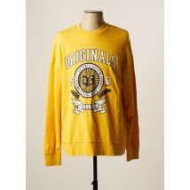 JACK & JONES - Sweat-shirt jaune en coton - Homme - Taille M - Modz