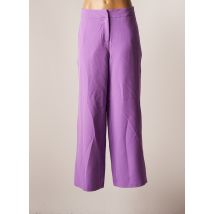 VERO MODA - Pantalon chino violet en polyester pour femme - Taille 38 - Modz