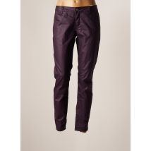 LPB - Pantalon slim violet en coton pour femme - Taille 42 - Modz