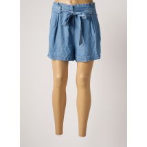 SUPERDRY - Short bleu en lyocell - Femme - Taille 42 - Modz
