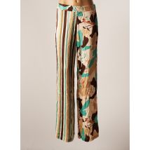 KOCCA - Pantalon droit beige en viscose - Femme - Taille 38 - Modz