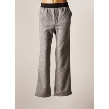 TALLY WEIJL - Pantalon droit gris en polyester - Femme - Taille 34 - Modz