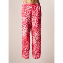 BELLITA - Pantalon droit rose en polyester - Femme - Taille 40 - Modz