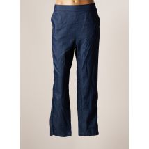 BELLITA - Pantalon droit bleu en coton - Femme - Taille 40 - Modz