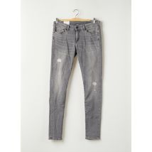 PEPE JEANS - Jeans skinny gris en coton - Femme - Taille TU - Modz