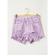 TALLY WEIJL - Short violet en coton - Femme - Taille 34 - Modz
