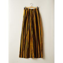 LE FABULEUX MARCEL DE BRUXELLES - Pantalon large jaune en viscose pour femme - Taille 36 - Modz