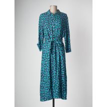 GARCIA - Robe mi-longue bleu en viscose - Femme - Taille 38 - Modz