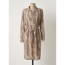 BELLITA - Robe mi-longue beige en polyester - Femme - Taille 38 - Modz