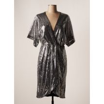 JACQUELINE DE YONG - Robe mi-longue gris en polyester - Femme - Taille 36 - Modz