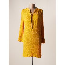 CLOUDS OF FASHION - Robe mi-longue jaune en polyester - Femme - Taille 42 - Modz