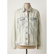 SUPERDRY - Veste casual bleu en coton - Femme - Taille 40 - Modz