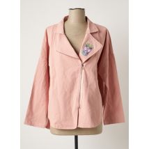 #127344 - Veste casual rose en coton - Femme - Taille 36 - Modz