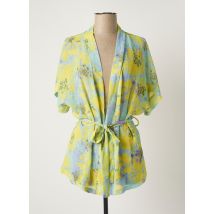 BELLITA - Veste kimono jaune en polyester pour femme - Taille 40 - Modz