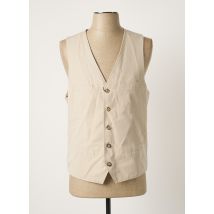 PARK LANE - Gilet sans manche beige en coton - Homme - Taille S - Modz