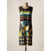 CHRISTINE LAURE - Robe mi-longue bleu en viscose - Femme - Taille 38 - Modz