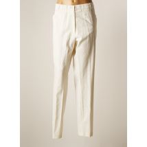 JEAN GABRIEL - Pantalon slim blanc en coton - Femme - Taille 48 - Modz