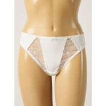 ELOMI - Tanga beige en nylon - Femme - Taille 42 - Modz