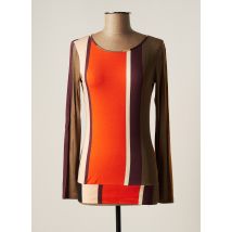 PIANURASTUDIO - Top orange en viscose - Femme - Taille 40 - Modz