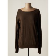 MANILA GRACE - Pull marron en viscose - Femme - Taille 40 - Modz