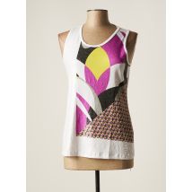 PIANURASTUDIO - Top blanc en polyester - Femme - Taille 42 - Modz