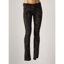 RENHSEN - Pantalon slim noir en coton - Femme - Taille W26 - Modz