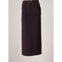 LOLA - Jupe longue marron en acetate - Femme - Taille 36 - Modz
