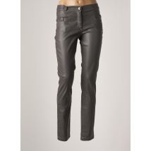 AVENTURES DES TOILES - Pantalon slim gris en lyocell - Femme - Taille 36 - Modz