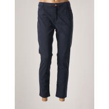 BARILOCHE - Pantalon 7/8 bleu en tencel - Femme - Taille 40 - Modz