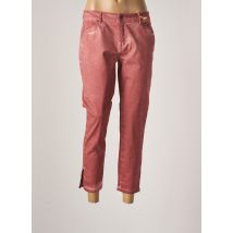 ET COMPAGNIE - Pantalon 7/8 rose en coton - Femme - Taille 42 - Modz