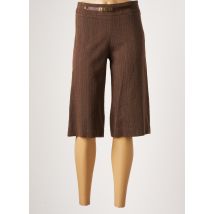 LEGATTE - Corsaire marron en laine - Femme - Taille 34 - Modz