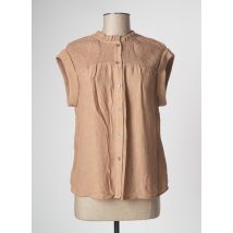 NU JEANS - Chemisier marron en viscose - Femme - Taille 36 - Modz