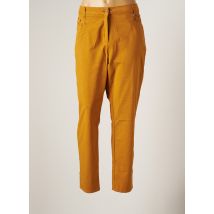 MADO ET LES AUTRES - Pantalon droit jaune en coton - Femme - Taille 46 - Modz