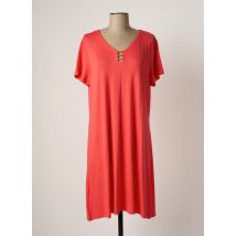 HAJO - Robe mi-longue rouge en viscose - Femme - Taille 38 - Modz