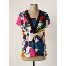 PAUSE CAFE - Top bleu en viscose - Femme - Taille 36 - Modz