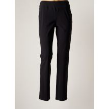 PAUSE CAFE - Pantalon slim noir en polyamide - Femme - Taille 36 - Modz