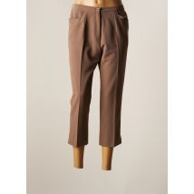 GRIFFON - Pantacourt marron en polyester - Femme - Taille 40 - Modz
