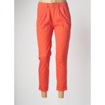 NINA CARTER - Pantalon chino orange en coton - Femme - Taille 40 - Modz