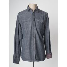 KAPORAL - Chemise manches longues bleu en coton - Homme - Taille S - Modz