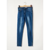 D.CHERRI - Jeans coupe slim bleu en coton - Femme - Taille 34 - Modz