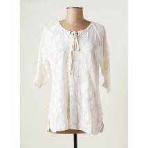 FELINO - Blouse blanc en coton - Femme - Taille 40 - Modz