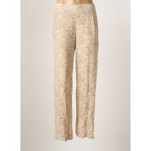 SIGNE NATURE - Pantalon large beige en viscose pour femme - Taille 42 - Modz